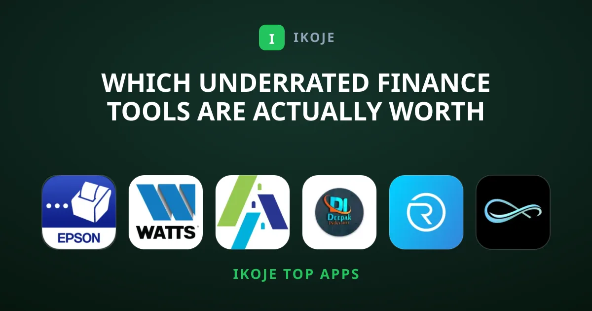 Which Underrated Finance Tools Are Actually Worth Trying?
